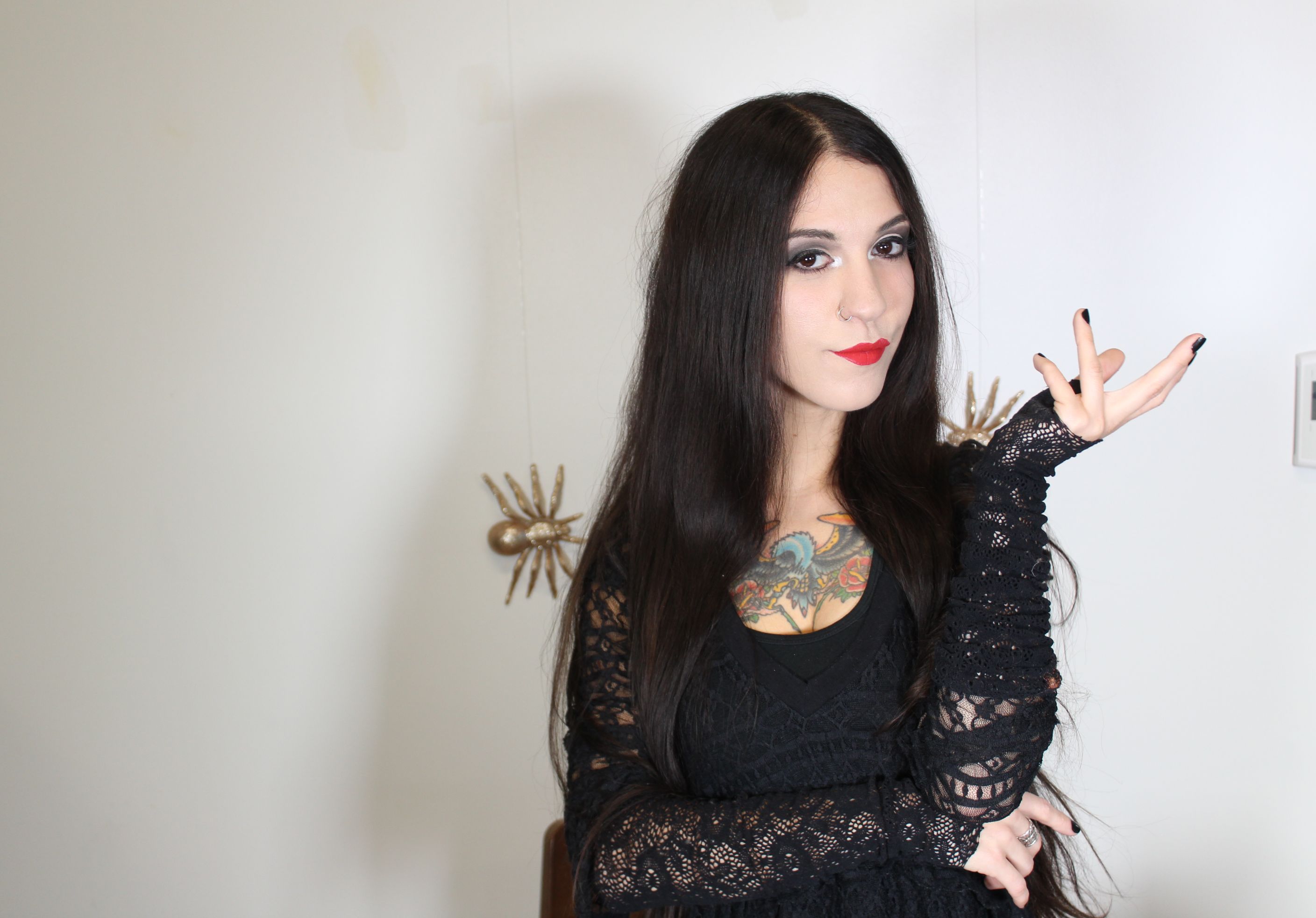 Morticia Addams Makeup Tutorial