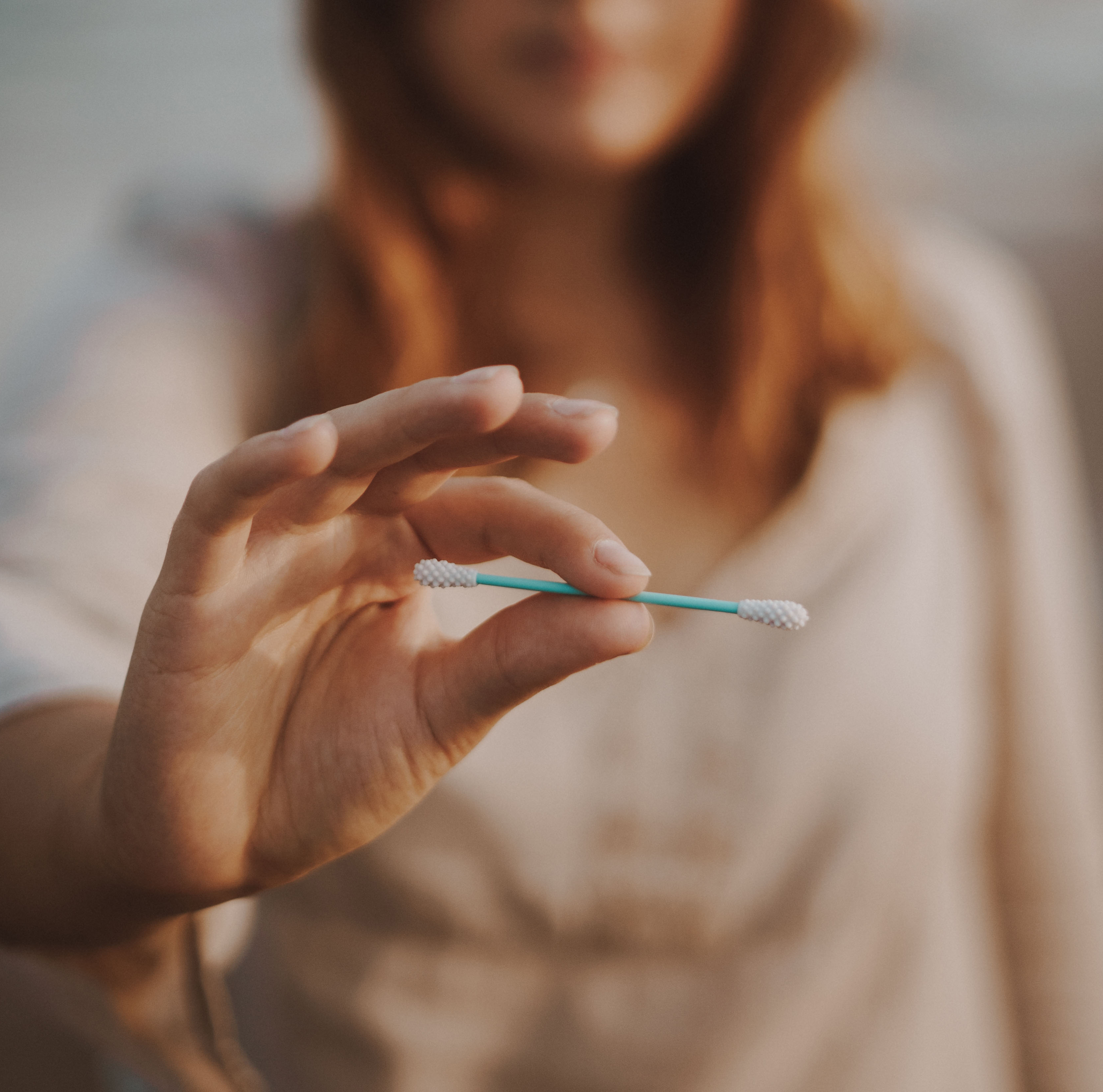 Dolphin Turquoise LastSwab in hand