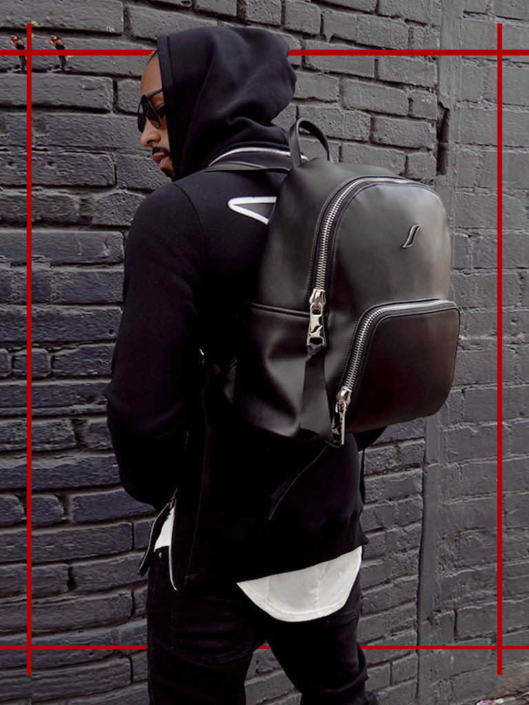 Shop Leather Backpack For Men on Sale | Black Large Men's Leather Book Bag/Backpack| LEORICCI