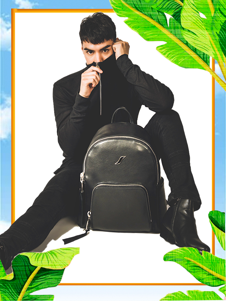 Shop Leather Backpack For Men on Sale | Black Large Men's Leather Book Bag/Backpack| LEORICCI