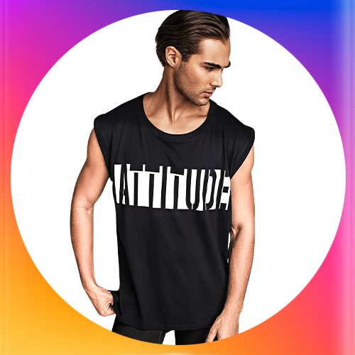Shop Men's Black Tank Top | Workout Black Tank Top for Men : ATTITUDE | LEORICCI