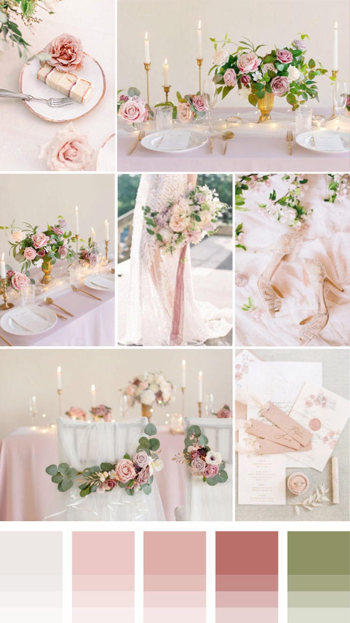 5 Wedding Color Combos You'll Love