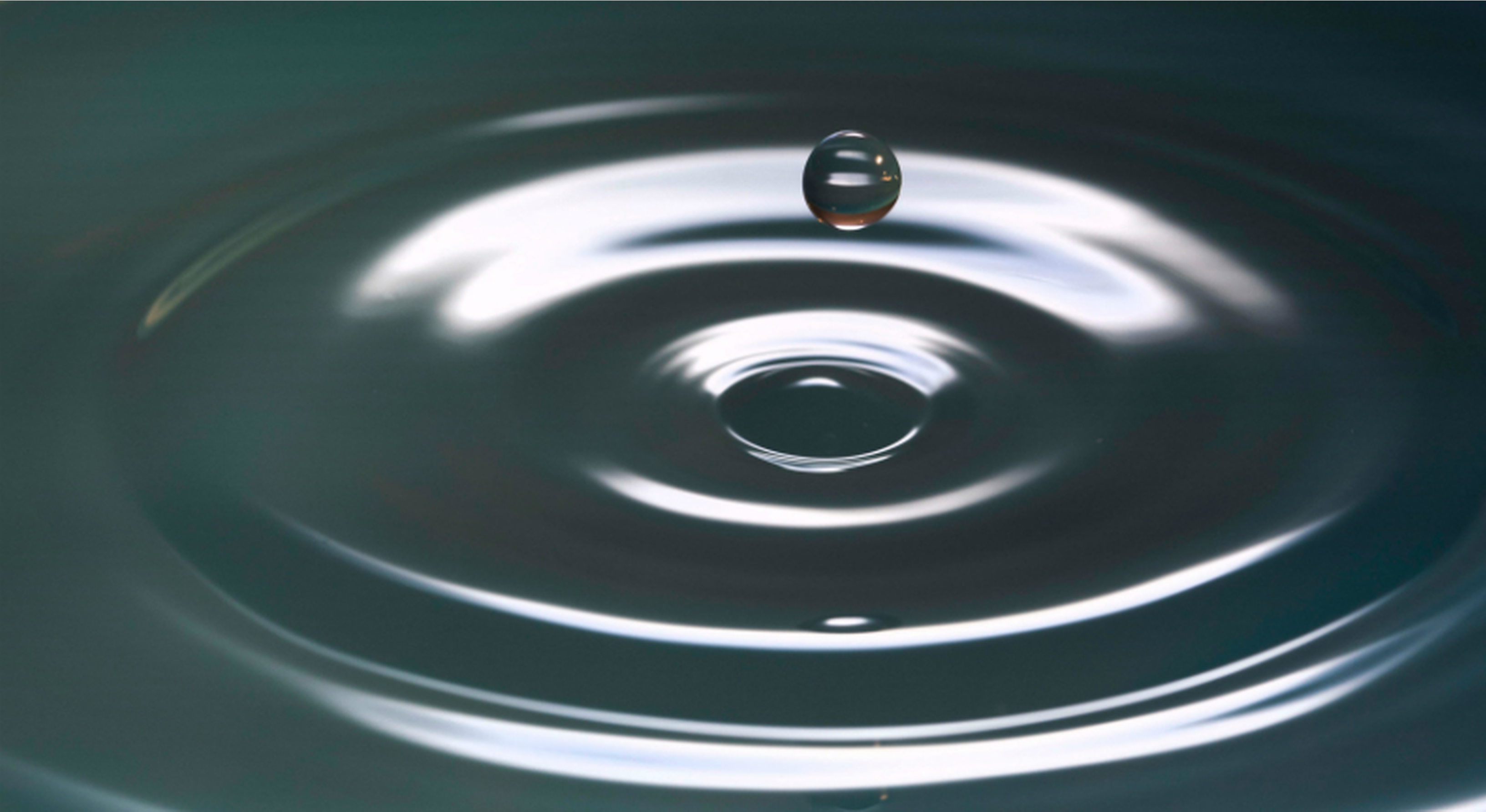 A water droplet