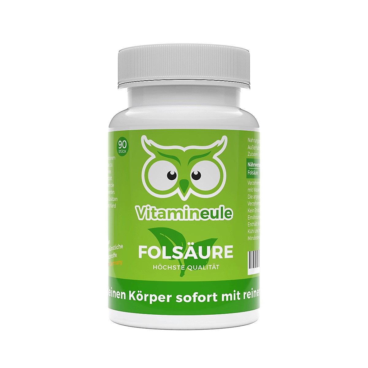 Folsäure Kapseln von Vitamineule 