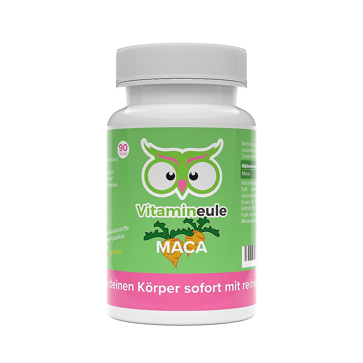 Maca Kapseln von Vitamineule ohne Zusatzstoffe