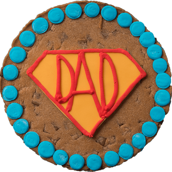 Edible birthday gift ideas SUPERDAD Giant Chocolate Chip Cookie