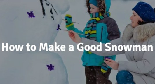 Edible birthday gift ideas good snowman