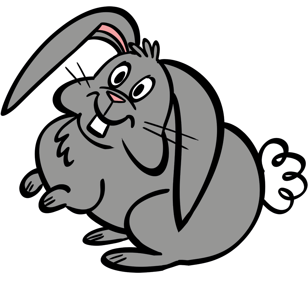 illustrated bunny