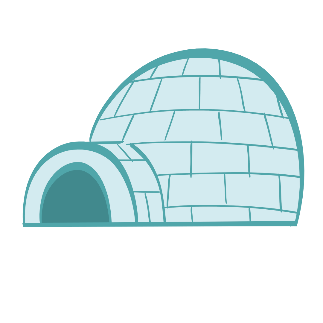 illustrated igloo