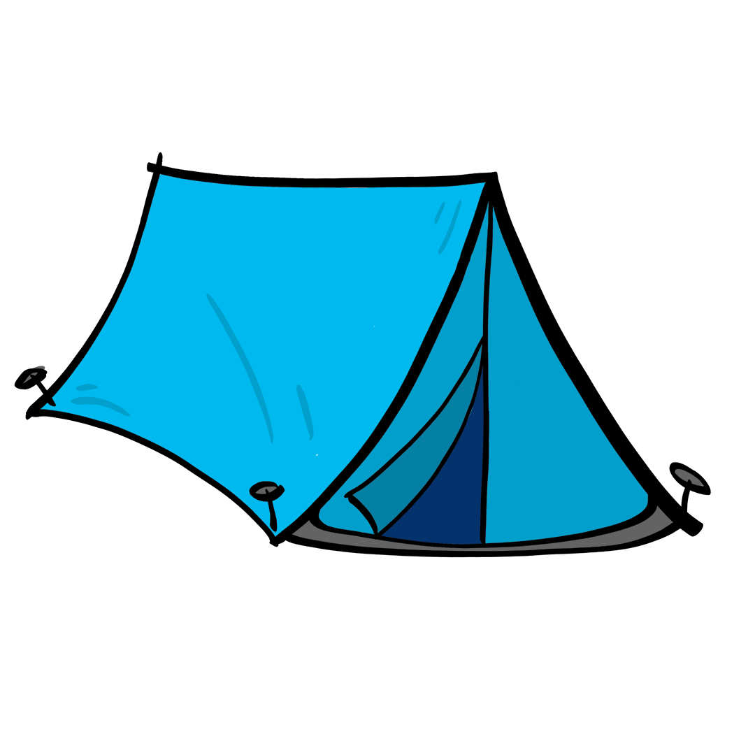 illustrated tent