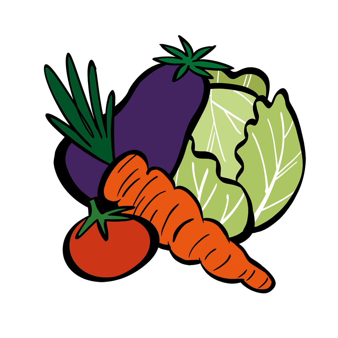illustrated vegetables