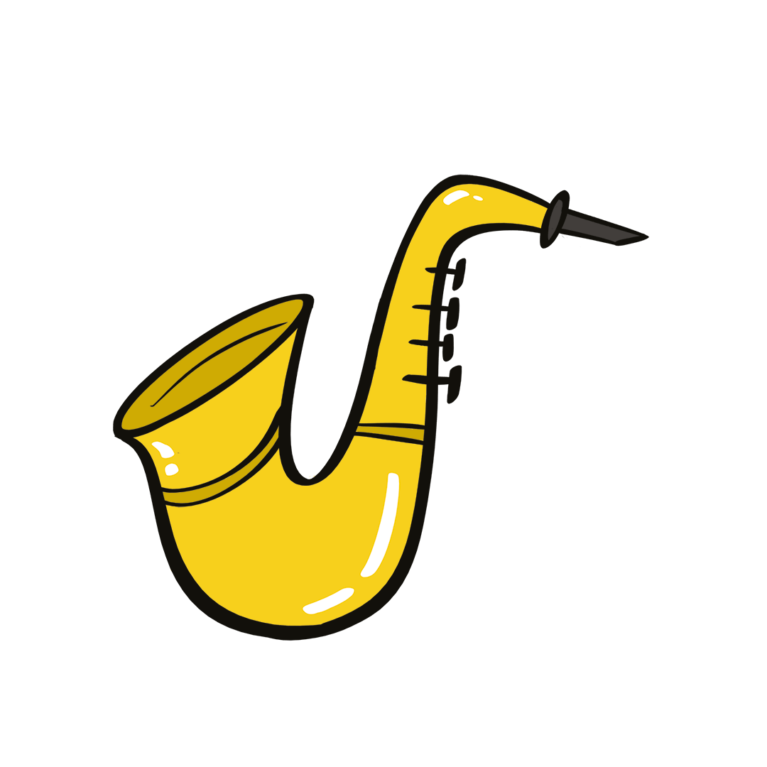 illustrated saxophone