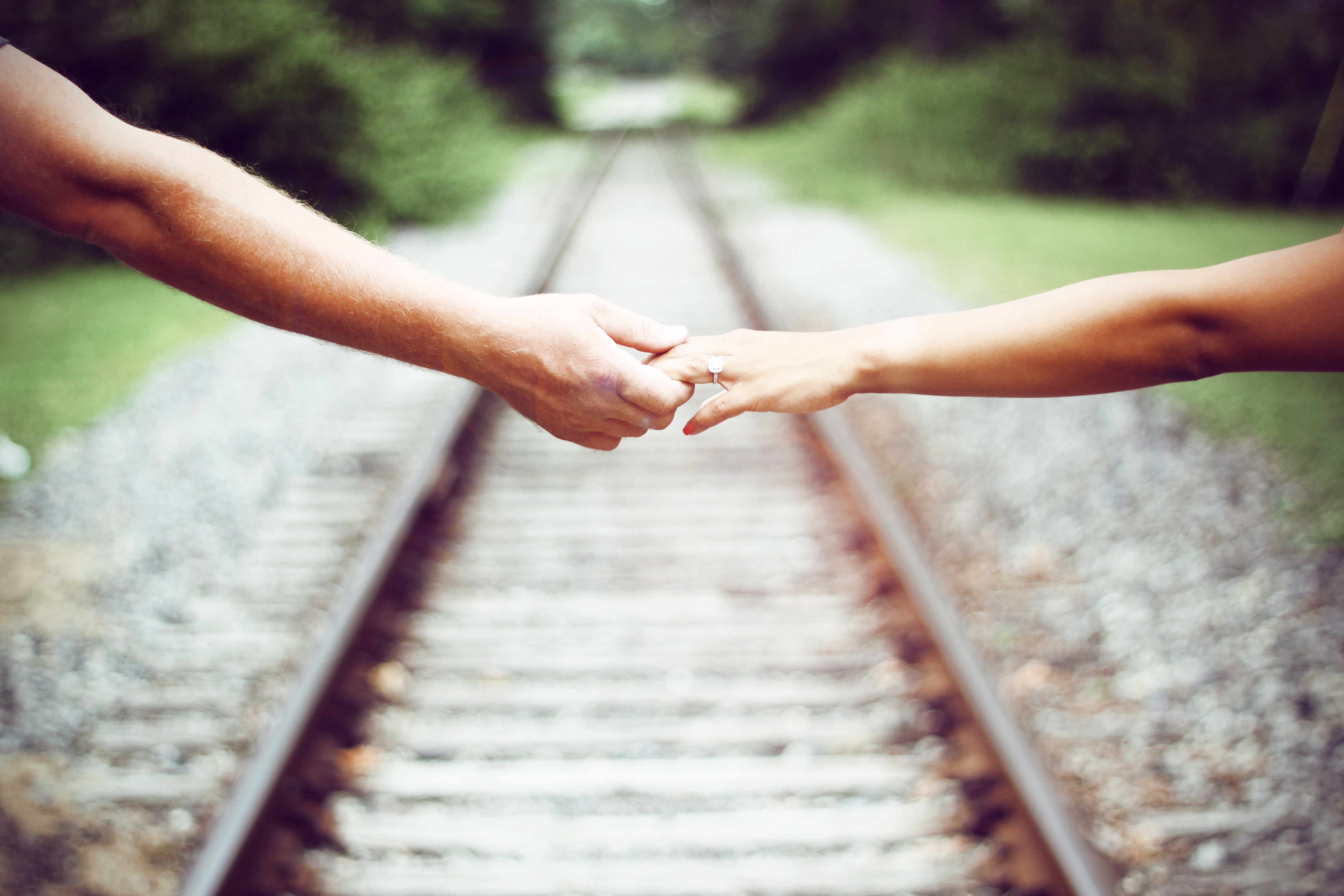 Holding hands