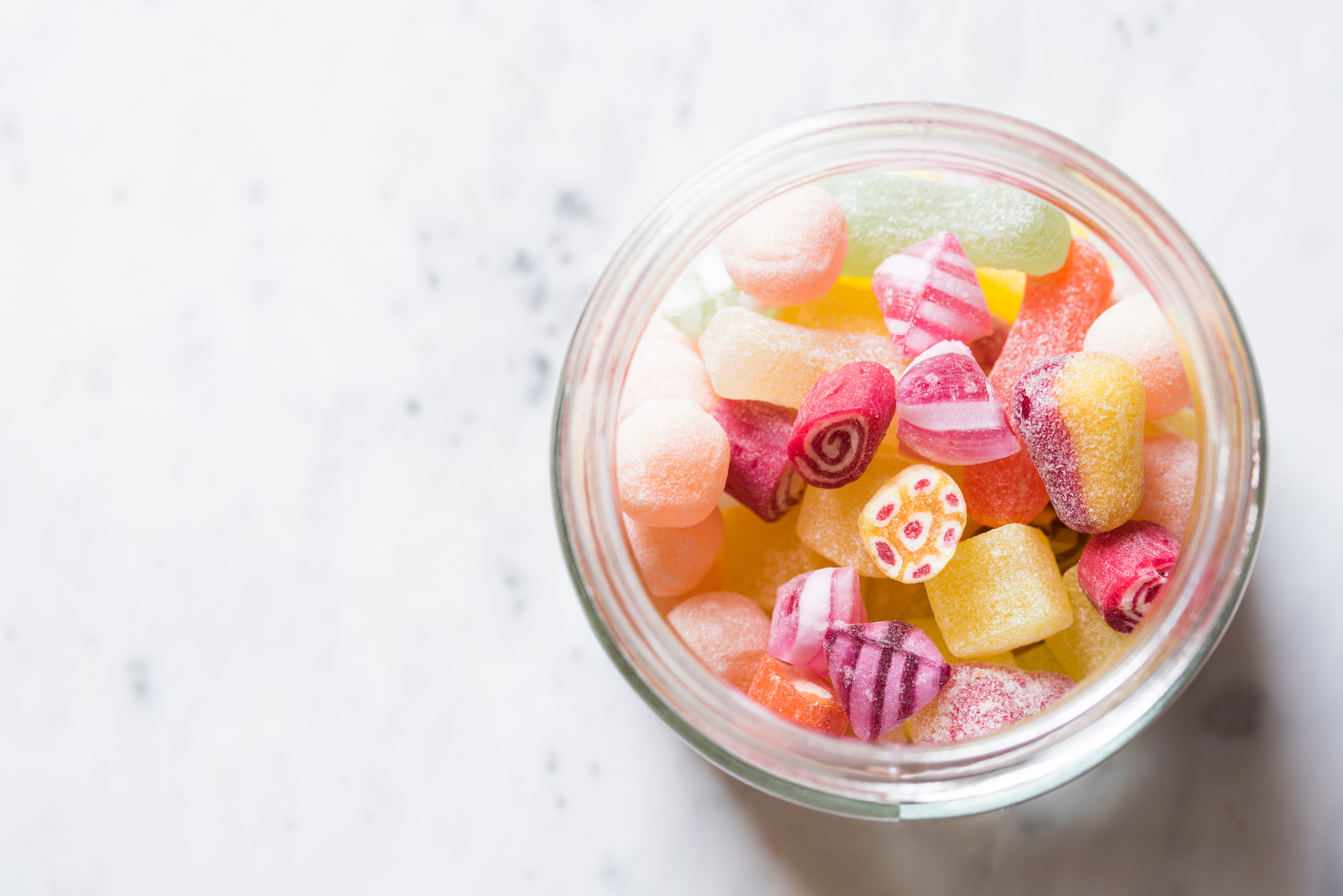 Bowl with sweets