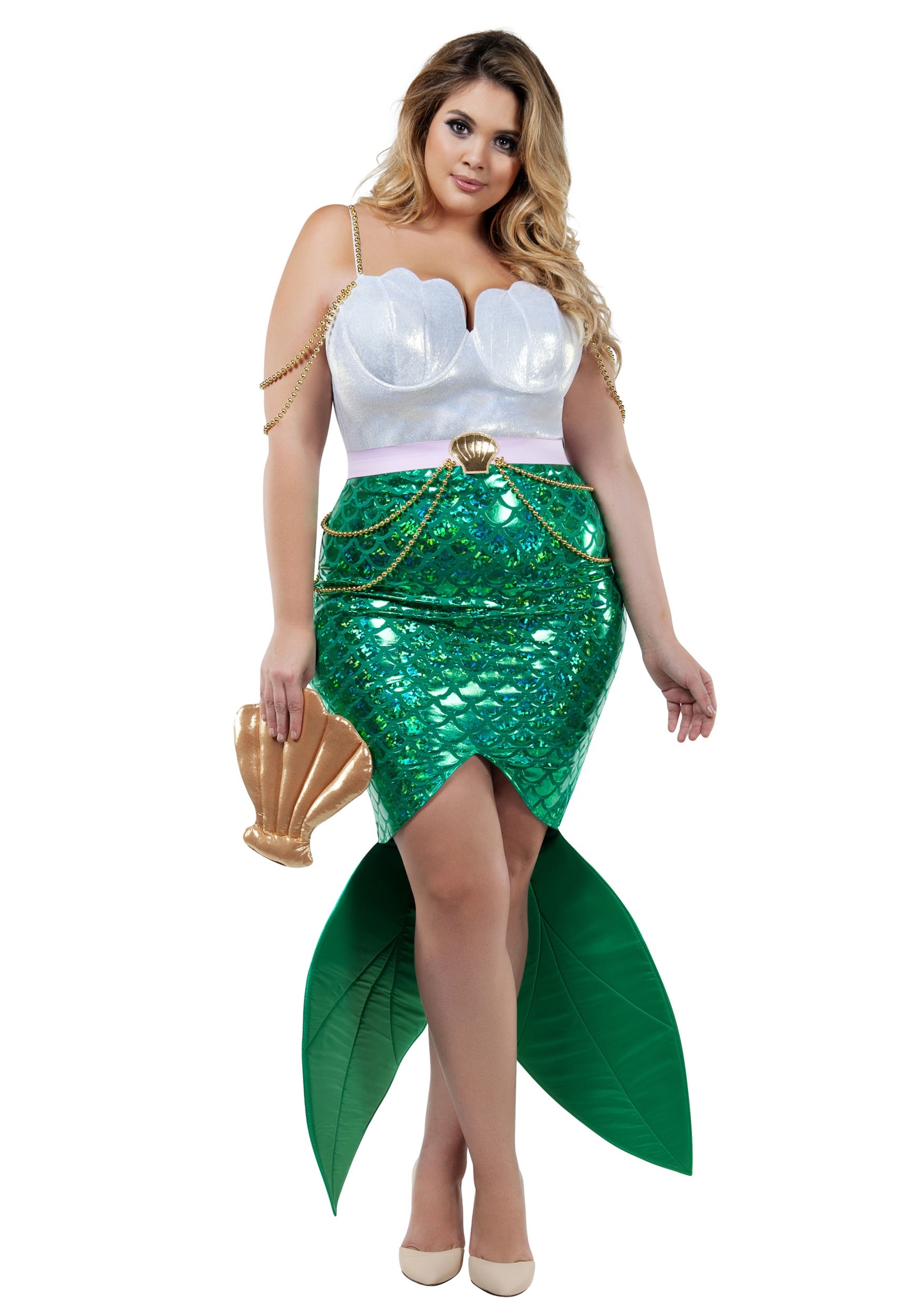 Plus Alluring Sea Siren Costume
