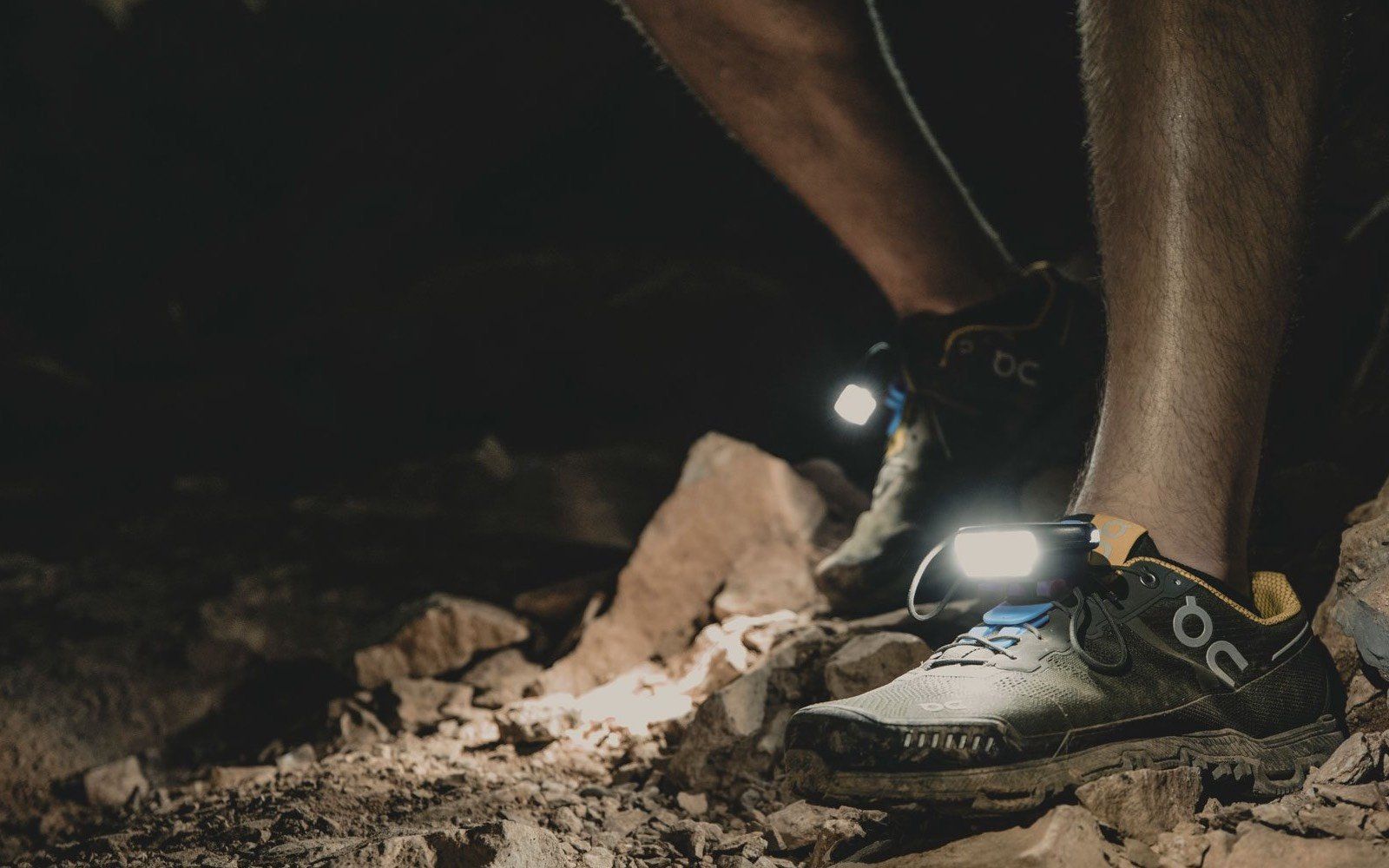 Night Trek Xtreme Schuhlicht als Alternative zur Stirnlampe mit mehr Lumen