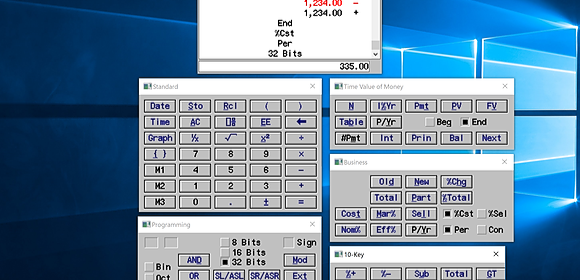 Specialized calculators for specialized fields.