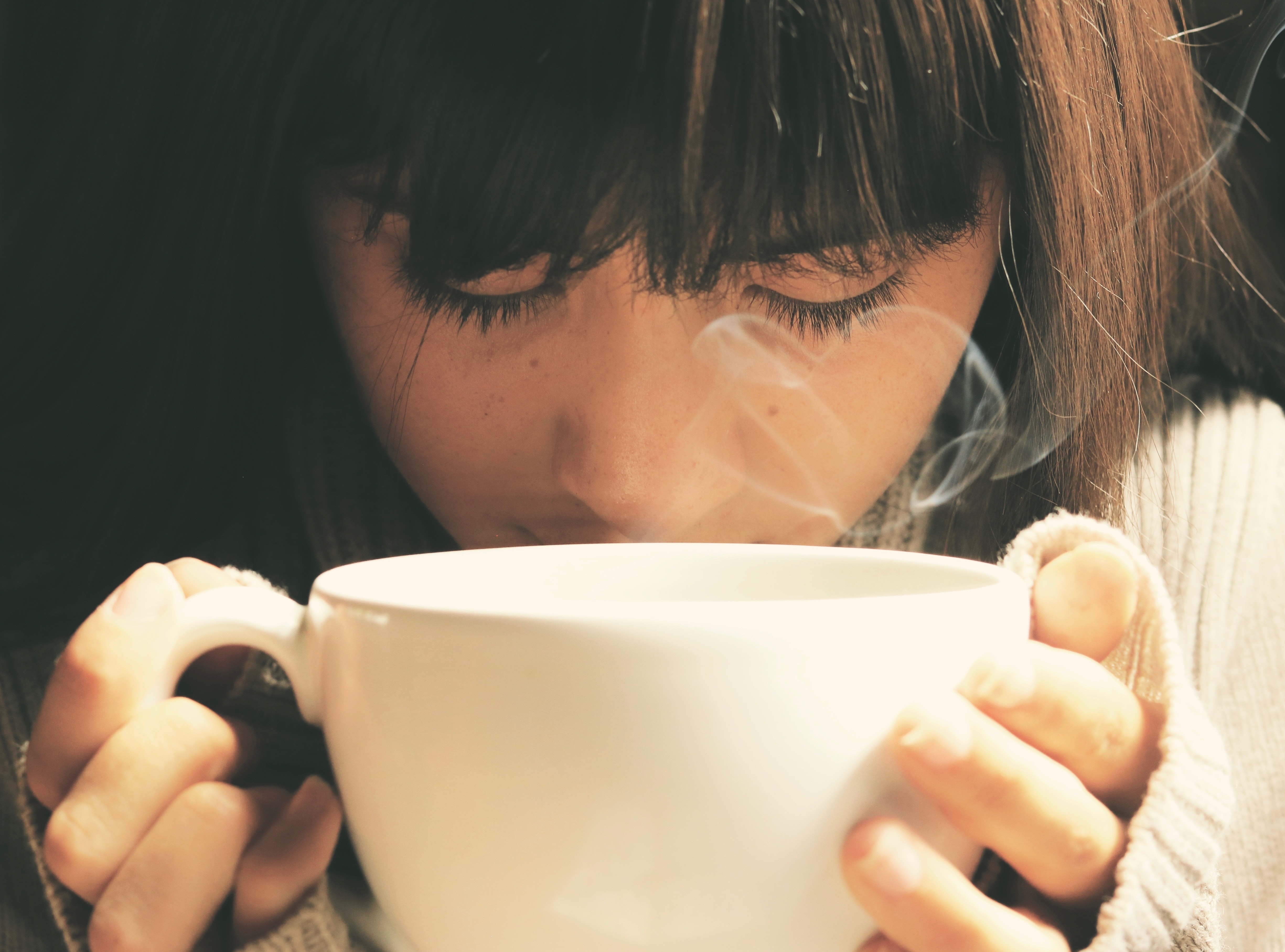 Woman Drinking Yerba Mate Tea