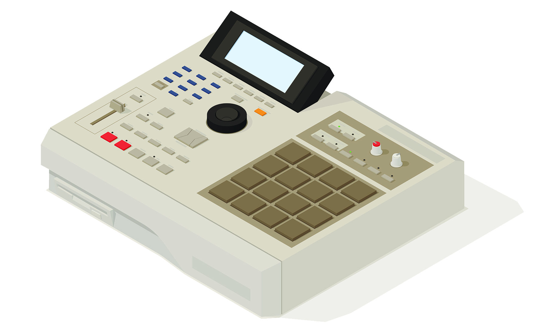 Akai MPC Drum Machine Sampler for Trigger Drum Samples and Loading Sample Packs