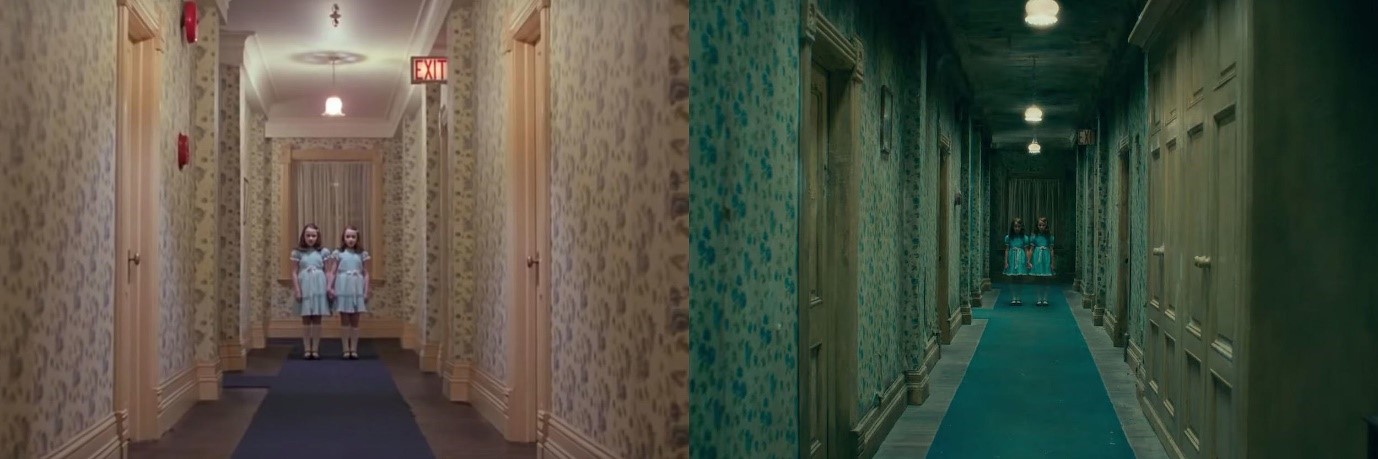 The Shining Hallway Scene