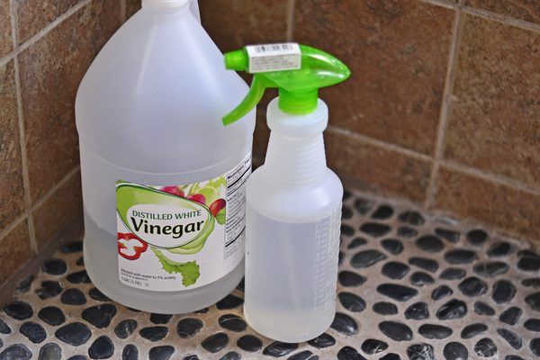 Prevent build up of dirt and grime using vinegar. 