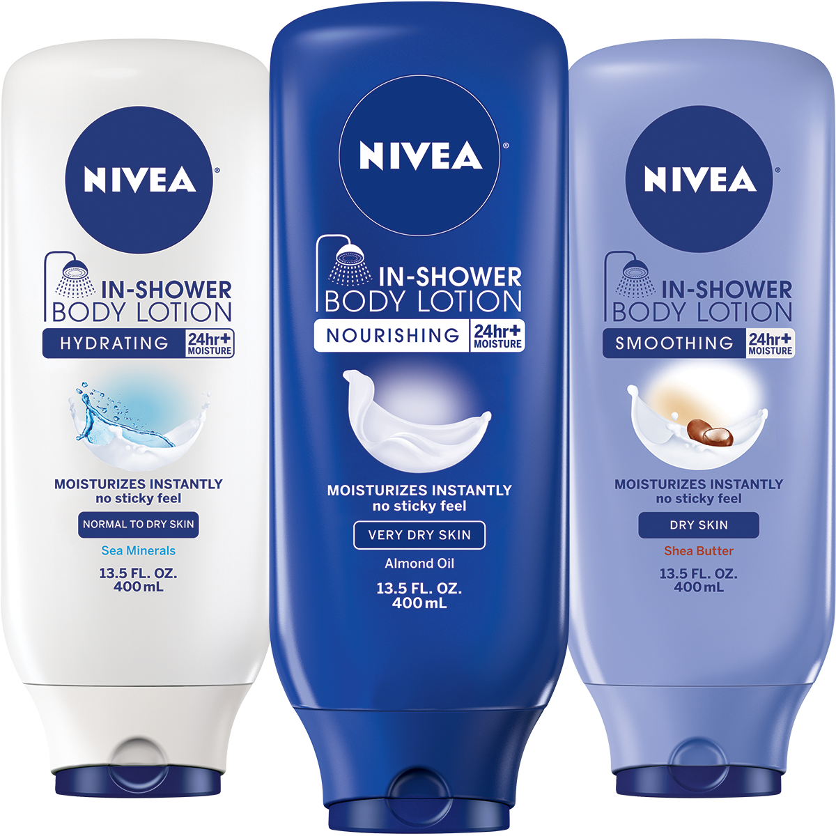 In-shower body lotion