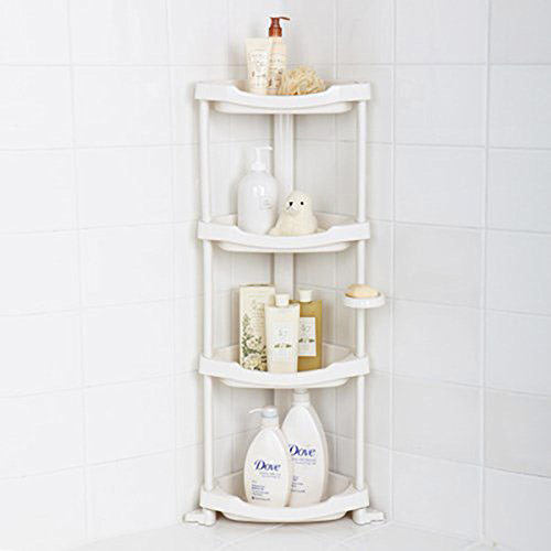 A four tier shower organizer. 