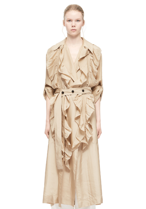 brown camel victoria beckham womens coat