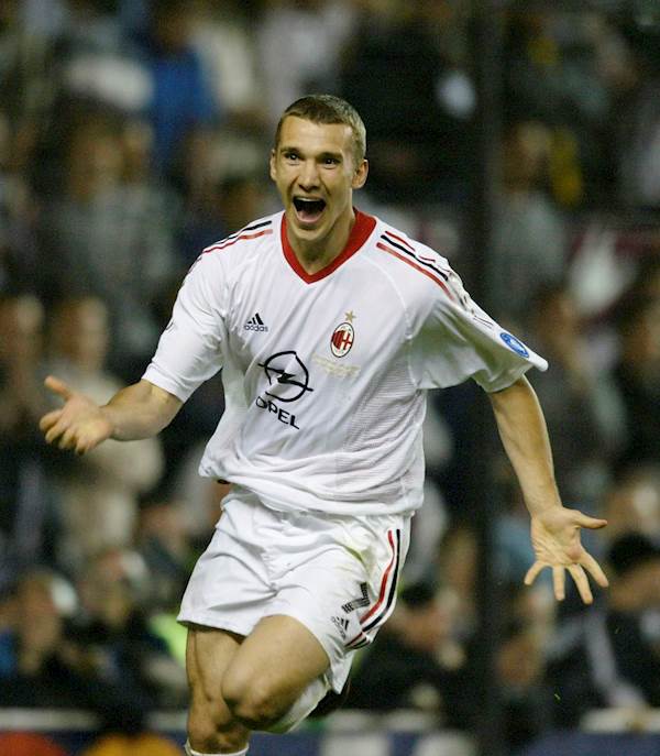Shevchenko tout savoir sur lhistoire de son maillot à lAC Milan