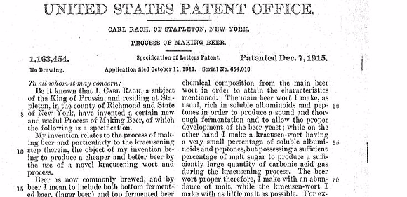 Specification of a patent application.