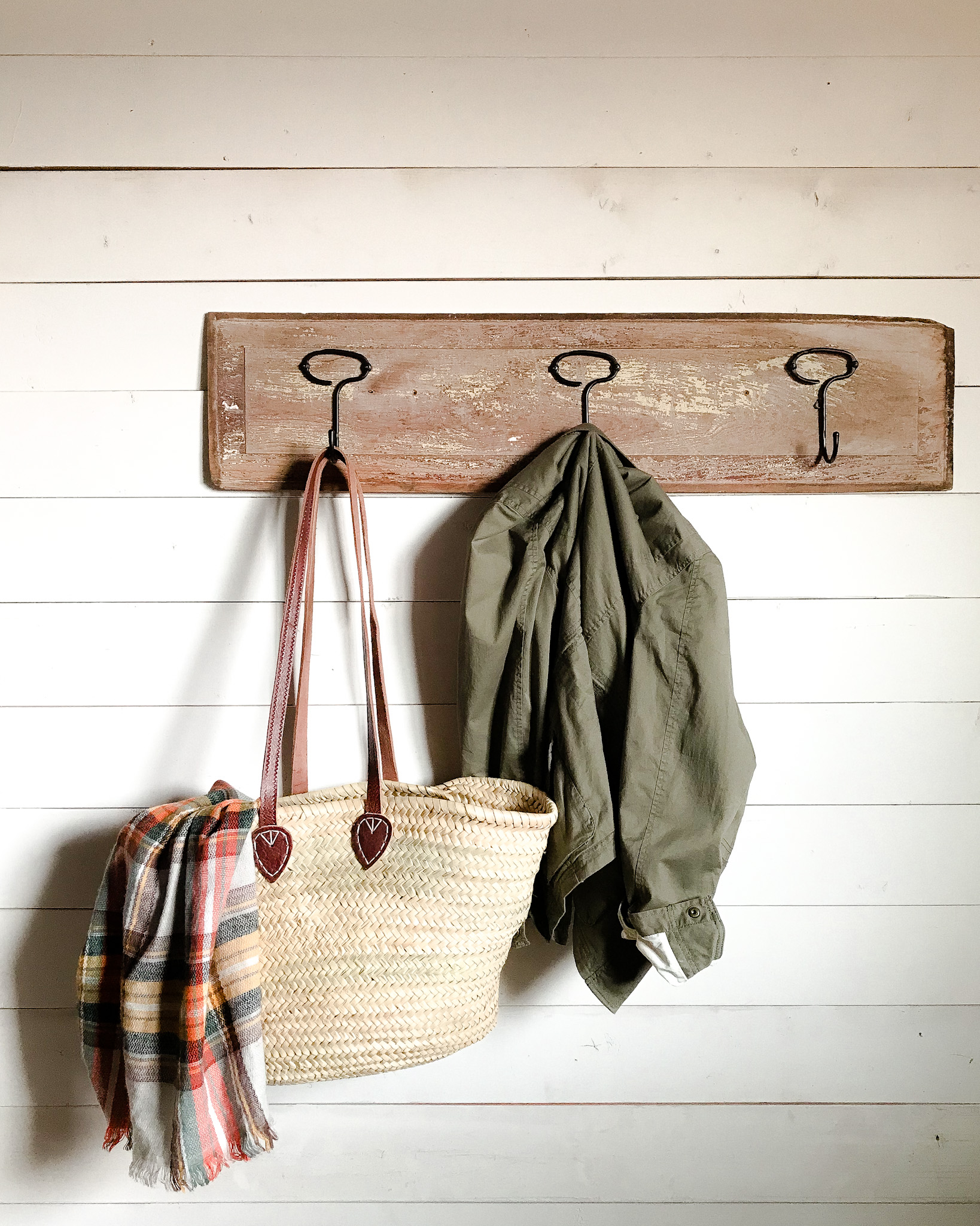 Styled coat rack