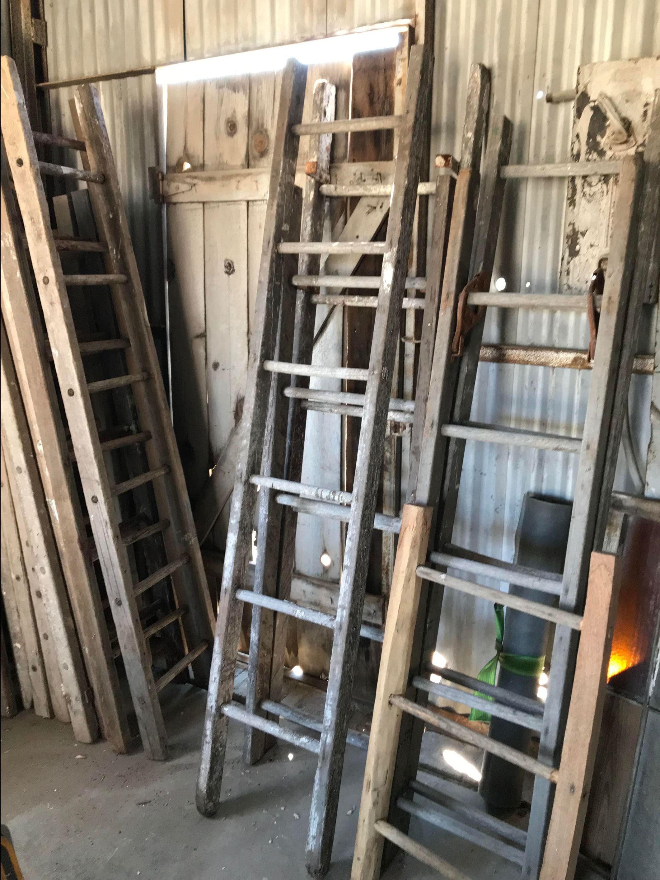 antique ladder